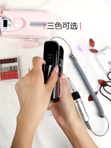 Nail Art 30000RPM เครื่องเจียรเล็บร้สาย เครื่องเจียเล็บไฟฟ้า อุปกรณ์ทำเล็บ มืออาชีพ แบบพกพา