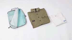 Cutiehaus 4pcs Compression Packing Cubes Set Travel Nylon Waterproof Storage Bag Portable Luggage Suitcase Organizer Extensible Packing Beg Penyimpanan Pembungkusan Mampatan