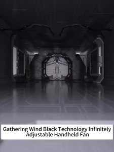 Cordless Portable Handheld Turbo Fan 100-Speed Adjustable Ideal For Travel & Outdoor Use