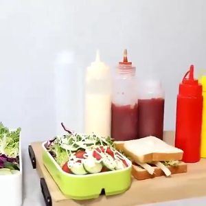 Botol Squize Saus / Botol Saus Dapur Rumah Tangga / Botol Serbaguna Murah Tebal D29