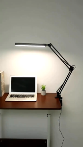 ⚡Miễn Phí Vận Chuyển⚡Đèn bàn LED gập điều chỉnh cánh tay dài đa năng Đèn bàn USB chiếu sáng 10 mức độ bảo vệ mắt có thể gấp gọn xoay chỉnh
