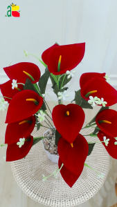 ANTHURIUM BELUDRU MERAH BUNGA HIAS K18 B8172 ARTIFICIAL HOME DEKOR