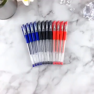 Pulpen Gel Ink 0.5mm Alat Tulis Perlengkapan Sekolah Refill Tinta Isi Pena 0.5 mm Pen Stationery