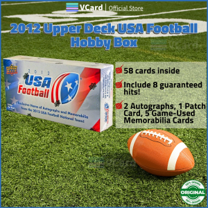 2012 Upper Deck USA Football Card Hobby Box. -100% Original. Trading Card Hobby Collectibles- 美国足球卡盒