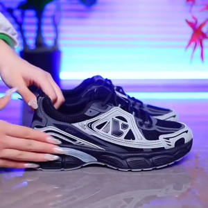 Keeping Sepatu Sneakers Pria Sepatu Olahraga Sport Running Sepatu Cowok Biru Shoes KSR729