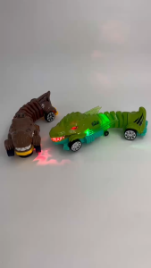 ตุ๊กตามังกรบินและตุ๊กตาจระเข้มีไฟมีเสียงเพลง สีสันสวยงาม