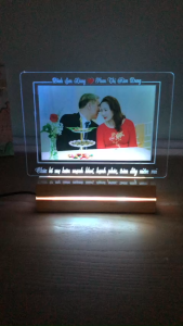 Đèn ngủ led 3d in hình kỉ niệm - Quà tặng ý nghĩa giành tặng bạn bè và người thân