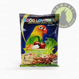 SEMPATI Pakan Burung Lovebird Harian Kemasan Kotak Ebod Jaya PKLBDEJ - ORIGINAL 100% (BUKAN PALSU/OPLOSAN)