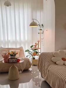 Đèn Sàn Kết Hợp Bàn Kệ Đơn Giản 3 Chế Độ Sáng Decor Phòng Khách Phòng Ngủ Sofa