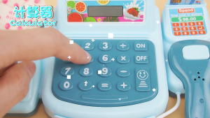 Yummy.miya Kids cash register toy children pretend play cashier set tahan lama warna cerah music lights smooth surface includes credit card paper money pretend supermarket play for kids age 3 and above