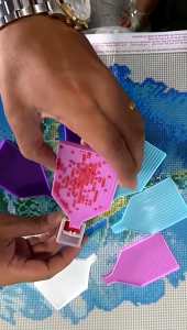 Berma Baby Nampan Lukisan Diamond Kapasitas Besar & Alat Lukisan Diamond