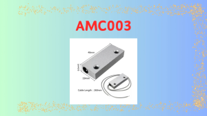 Security Burglar Wired Alarm Heavy Duty Magnetic Magnet Sensor 2 Inch Max Detect Distance Metal Silver NC AMC003