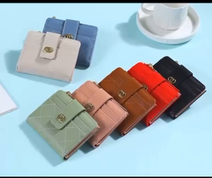 bag familyกระเป๋าตังค์ผู้หญิงมี 6 สีให้เลือกหนัง pu ราคาถูกแต่ดูหรูหรามาก