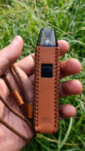 VAGARY Premium Leather Case O.X.V.A. Xlim Pro + Adjustable Premium Lanyard