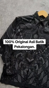 Baju Batik Pria Kemeja Batik Pekalongan Murah Lengan Panjang Motif mataram New Modern Seragam Pesta Resespsi Kantor Kerja Dinas Keren Batik Brawijaya