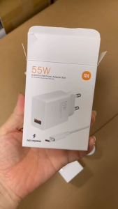 Charger 55 Watt Xiaomi Turbo Charge Fast Charging Cas Type C & Micro USB Model MDY-12-EA