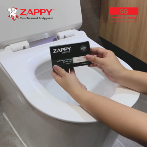 Zappy Lifestyle Toilet Seat Cleaner Wipes 6s
