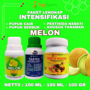 Pupuk Topfarm / Pupuk Paket Lengkap Buah Melon / Pupuk Khusus Melon / Pupuk Booster Buah Melon / Pupuk Melon Terbaik / Pupuk Pembesar dan Pelebat Buah Melon