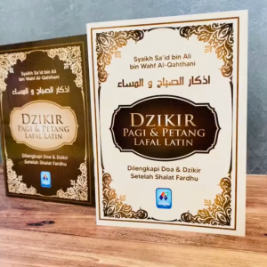 DZIKIR PAGI & PETANG LAFAL LATIN SAKU SC - Uk. A6 PUSTAKA ARAFAH (Cover Coklat/ krem)