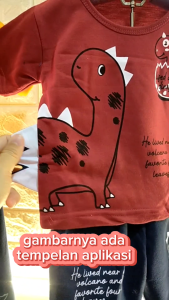 PAKET HEMAT 3 STEL / setelan anak cowok 0-4 tahun / setelan baju anak laki laki / kaos baju anak laki bahan adem