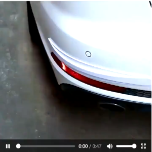 Car Bumper Protector Carbon Fiber Body Protector Scratch Resistant Car Bumper Sticker