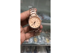 [Promo] Jam Tangan Wanita FS ES 4264 / ES4264 Tailor Multifunction Rose-Gold-Tone Stainless Steel Original Garansi 2 Tahun [✔COD][100% Authentic]