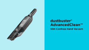 HLVC320B BLACK+DECKER dustbuster® Cordless Hand Vacuum AdvancedClean™ Slim