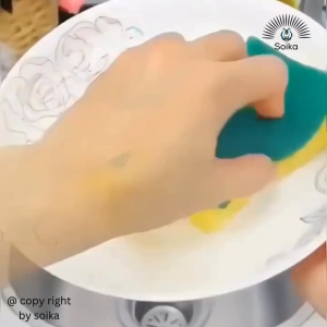 Miếng Rửa Chén Bát Cọ Rửa Xoong Nồi Chảo Bếp Soika SK-A07