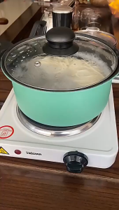 Kompor Listrik Mini watt kecil Kopi Teh 500W EU Plug - WY-03B Taffware