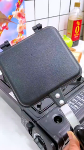 Double Side Grill Pan Non-stick Frying Pans Stainless Steel Frying Pancake Maker For Stove Electric Ceramic Stove Open Flame