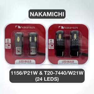 2PCS Nakamichi 24LED Car Reverse Light Back Up Light 1156/P21W T20/7440/W21W Reverse Light Bulb