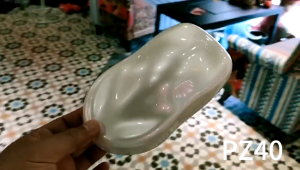 2K Paint AIKKA PZ40 Arctic Ice Mica Pearlized Series Automotive Car Motor Paint Aerosol Spray Cat Kereta DIY 车漆