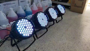 ไฟพาร์ 54LED ไฟพาร์ LED 54*3w 3in1 PAR 54 LED 3in1 RGB ไฟพาร์ LED disco lights LED ไฟเวที ไฟดิส