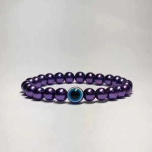 Future Dusk Pearl Stone 8mm Anti Evil Eye Lucky Charm Bracelet Protection from Bad Karma, Bad Luck, and Bad Fate