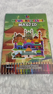 PAKET 8 BUKU MEWARNAI ISLAMI - buku mewarnai anak islami