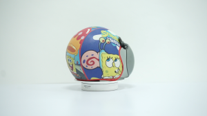 Helm Anak Bogo Retro Karakter Kartun SNI 2 3 4 5 6 7 Tahun Lucu Unik Berkendara Aman Motif Capt Amerika Kacamata