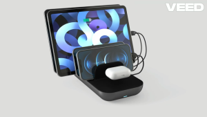 [THƯƠNG HIỆU MỸ] SATECHI Dock sạc 5in1 Satechi hỗ trợ sạc không dây chuẩn Qi 10W - BẢO HÀNH 1 NĂM