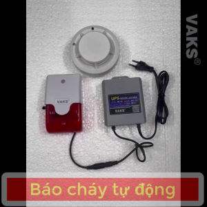 Bộ cảm biến báo động khi có KHÓI chuông rời không dây - cúp điện vẫn báo.