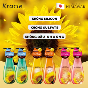 Dầu Gội Đầu Phục Hồi Và Dưỡng Tóc Óng Ả Dear Beaute Himawari Oil In Shampoo Gloss & Repair 500mL