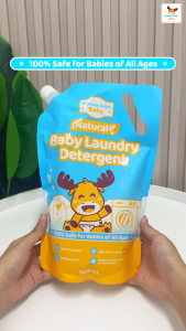 Moose Gear Baby Laundry Liquid Detergent 1000ml (Powder Scent) Hypoallergenic Antibacterial