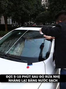 Dung dịch tẩy ố kính ô tô đâm đặc dung tích 60ml Tẩy ố phủ nano kính ô tô chống bám nước bám bụi