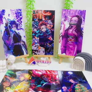 HIASAN DINDING ANIME KIMETSU NO YAIBA 15X30 CM WALLDECOR DEKORASI HIASAN KAMAR PAJANGAN POSTER ANIME