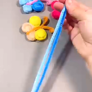 100 Pcs Kawat Bulu Pastel Mixed Warna Mainan Anak Craft DIY Bunga Prakarya Untuk Dekorasi Craft