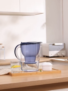 ส่งองค์ประกอบตัวกรอง JAVIT เหยือกกรองน้ำ เหยือกกรองน้ําดื่ม 2.5L เหยือกกรองน้ำอเนกประสงค์ หน้าจอดิจิตอล ถังกรองน้ําดื่ม เหยือกกรองน้ำแบบพกพา ใส้กรองน้ำดืมเยือก Water Filter Jug