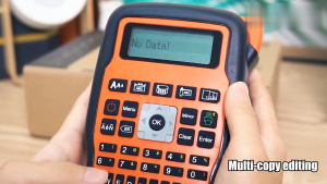 sticko E1000PRO Label Printer เครื่องทําฉลากแบบพกพา สําหรับ  TZE Tape   HSE Tape  (รับประกันศูนย์ 6 เดือน)