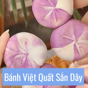 Bánh Việt Quất Sắn Tươi 4 lớp hương vị thơm ngon mềm dẻo ngọt ngào dư vị kéo dài