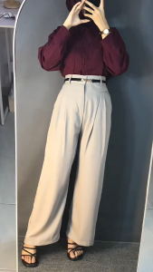 ORO PANTS - Loose Pants Trouser Wanita Celana Anti Kusut Celana Kulot Wanita