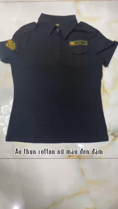 {HCM}_ Áo Polo Nữ. Áo Polo Thiết Kế Vải Cotton Kiểu Dáng Ôm Phong Cách Quân Đội_THUỶ TIÊN SHOP