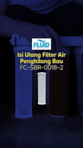 Fluid Isi Ulang Filter Air Penghilang Bau FC-SBR-0018-2 20 Inch