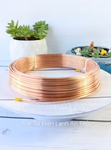 1Kg cáp máy lạnh điều hòa phi 2.5mm dày 0.5mm